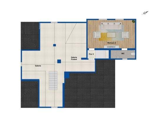 Grundriss 2. Obergeschoss