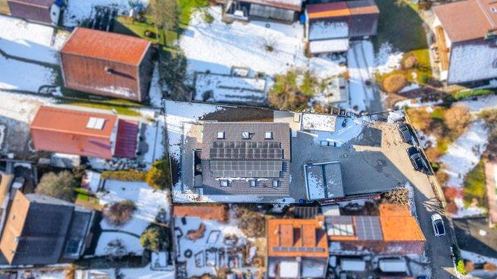 Drohnenansicht von oben