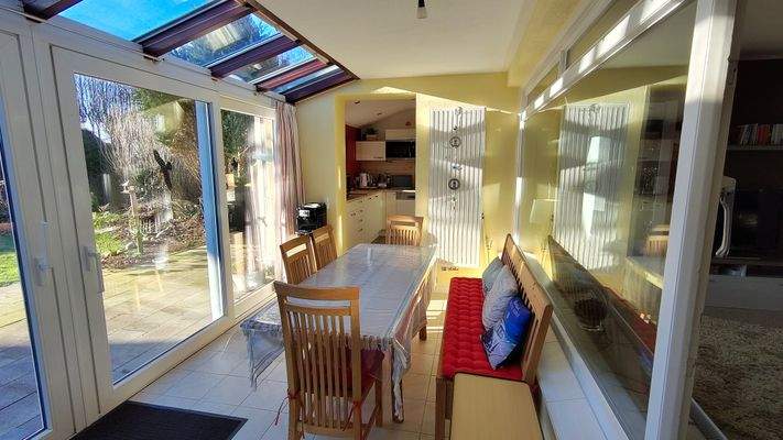 Viel Licht im Wintergarten