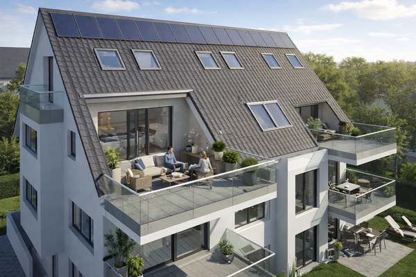 Visualisierung Dachterrasse