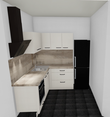 Einbauküche (im Einbau befindlich)