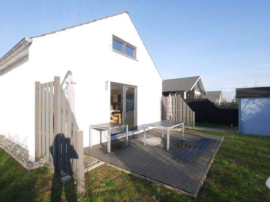 Blick auf die Terrasse