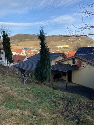 ...Ausblick vom oberen Grundstück