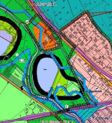 Flächennutzungsplan Düvels Mühle