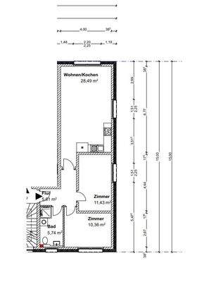 Erdgeschoss EG rechts WHG 3