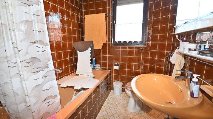 Badezimmer im "Retrolook"