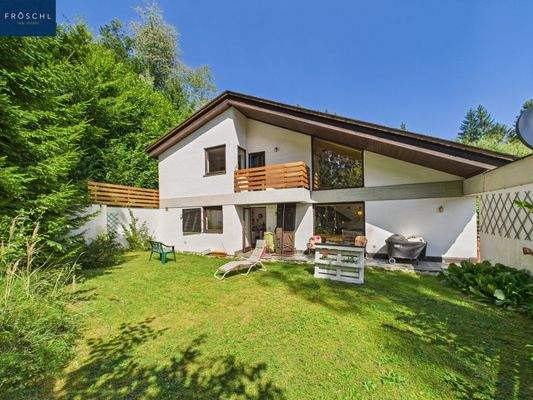 Ansicht Haus C vom seitlichen Garten