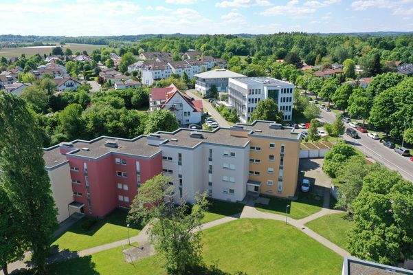 Wohnanlage mit Blick Richtung Schmalegg