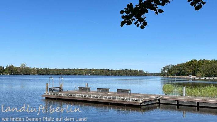 Der Untersee bei Wusterhausen - 900 m vom Haus ent