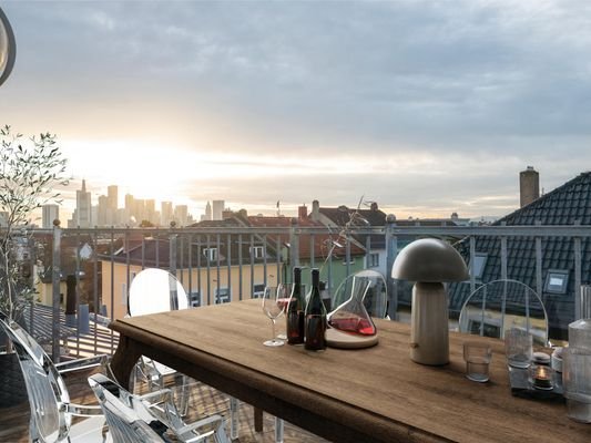 Aussicht Dachterrasse