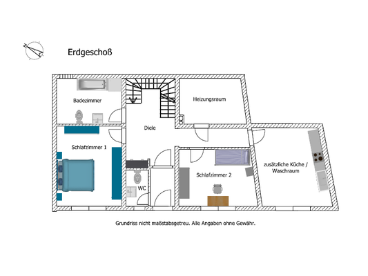 Grundriss Erdgeschoß