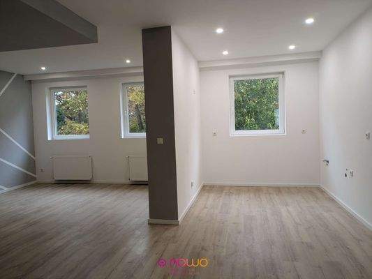 Wohnzimmer und Küche