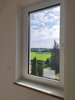 Ausblick zum Sportplatz