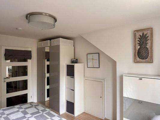 Schlafzimmer Richtung Flur