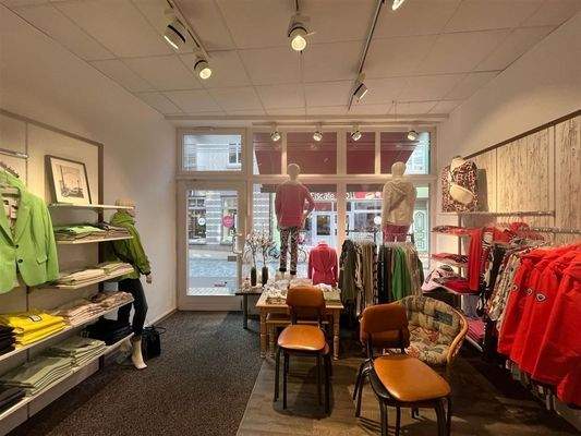 Verkauf mit Schaufenster