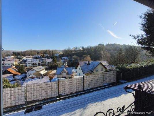 Ausblick vom Schlafzimmer