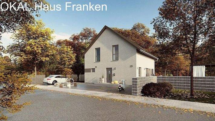 Außenansicht Eingang Herbst