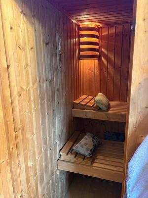 Sauna im Untergeschoss