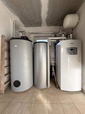 Heizung und WW-Speicher (Erdwärme)