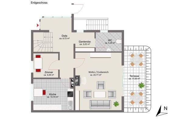 Grundriss Erdgeschoss