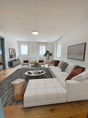 Wohnzimmer KI-generiert