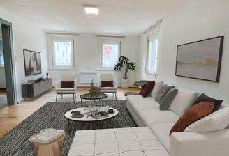 Wohnzimmer KI-generiert