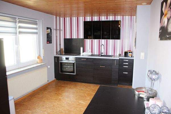 Küche im Dachgeschoss