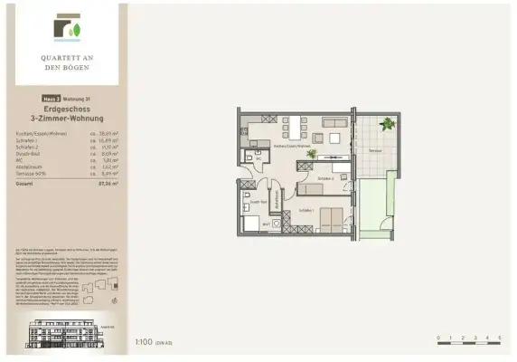 Haus 3 - Wohnung 31 - Kaufpreis 409.900 €