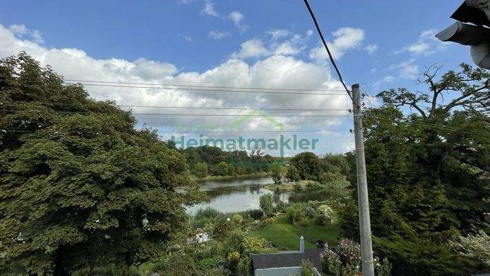 Ausblick auf die Bode - Saale- Mündung