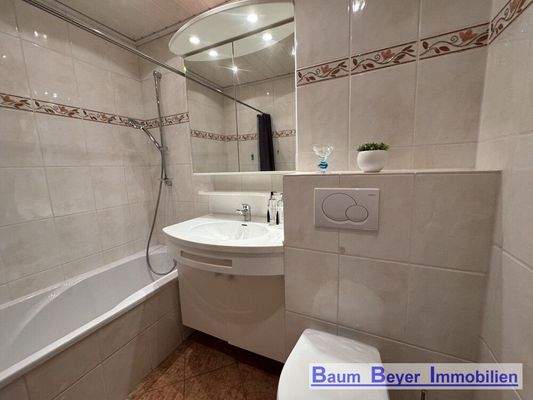 Badezimmer im Dachgeschoss