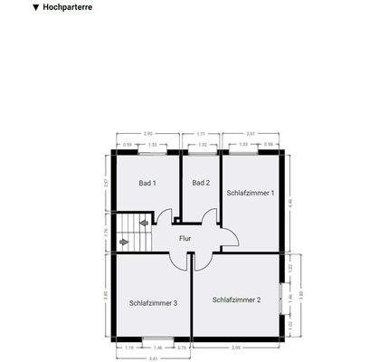 Grundriss Hochparterre