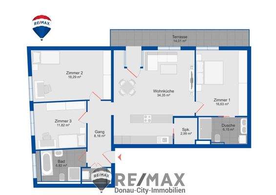 27. Eigentumswohnung 1190 Wien - Grundriss