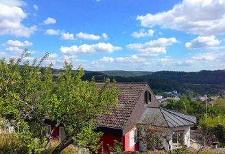 Rückansicht mit tollem Blick