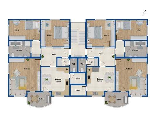 Grundriss 1. OG Hs. Nr. 16