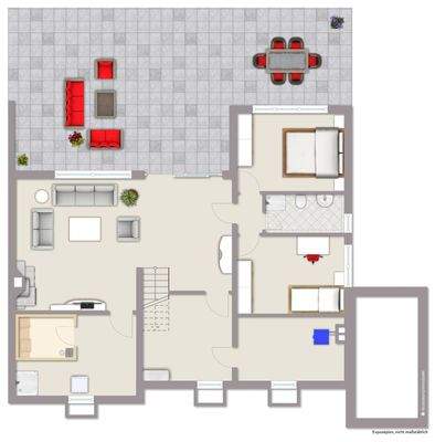 Grundriss Gartengeschoss