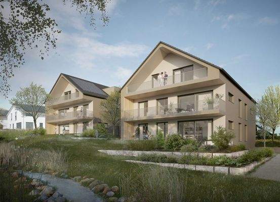 Visualisierung Außenansicht Westen