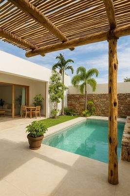 Garten mit Pool 