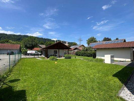 Der Garten in Nordausrichtung
