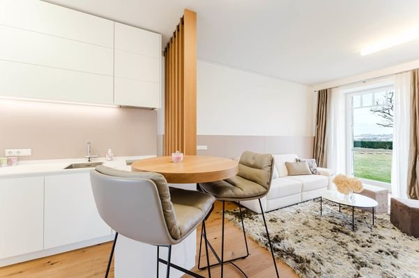 Die Einliegerwohnung mit eigener Küche 