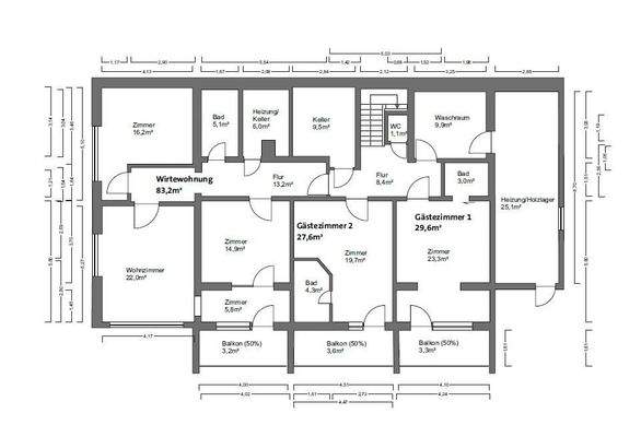 Grundriss Untergeschoss