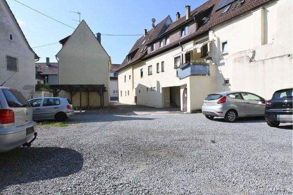 Innenhof Blick zur Einfahrt