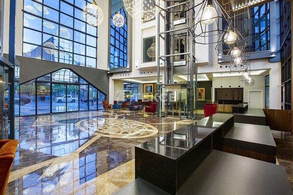 Furnished Apartments in a Complex with Private Beach in Konaklı