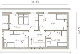 Grundriss Dachgeschoss