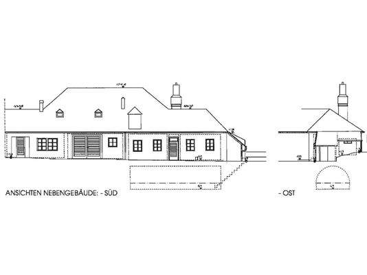 Ansicht Nebengebäude
