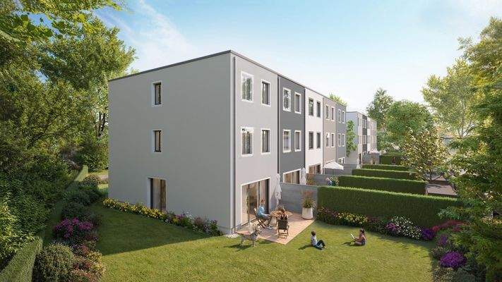 Visualisierung - Gartenansicht