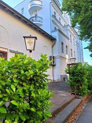 einladender Außenbereich