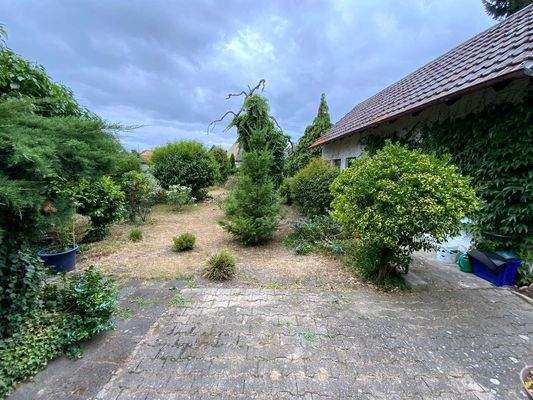 Ausblick von der Küche in den