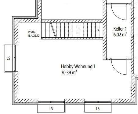 grundriss UG W 1 verbundener hobbyraum