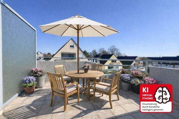 Visualisierung Balkon Küche