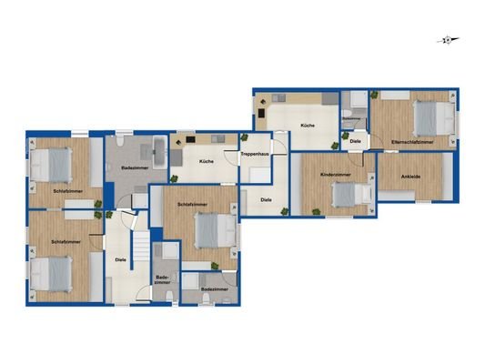 Grundriss - Obergeschoss